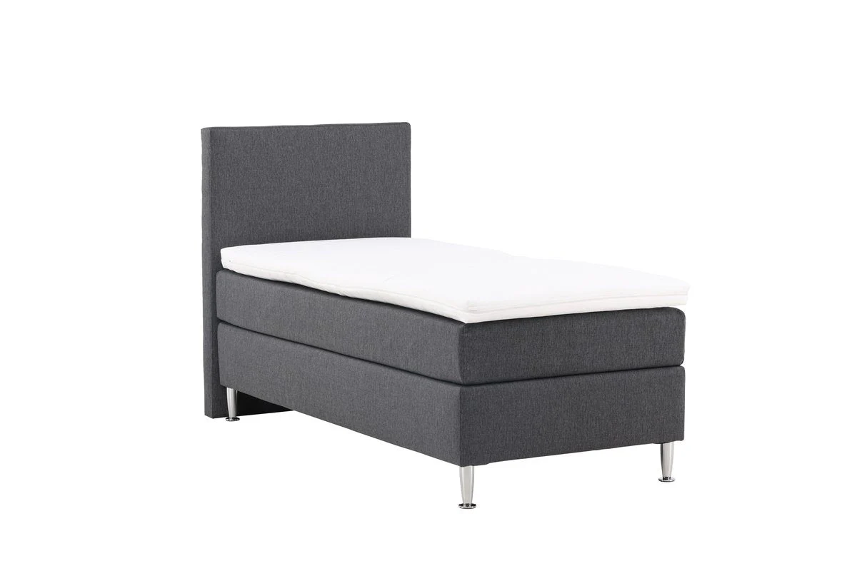 Rebellenclub Bed Kadina – 200 x 90 cm – Donkergrijs