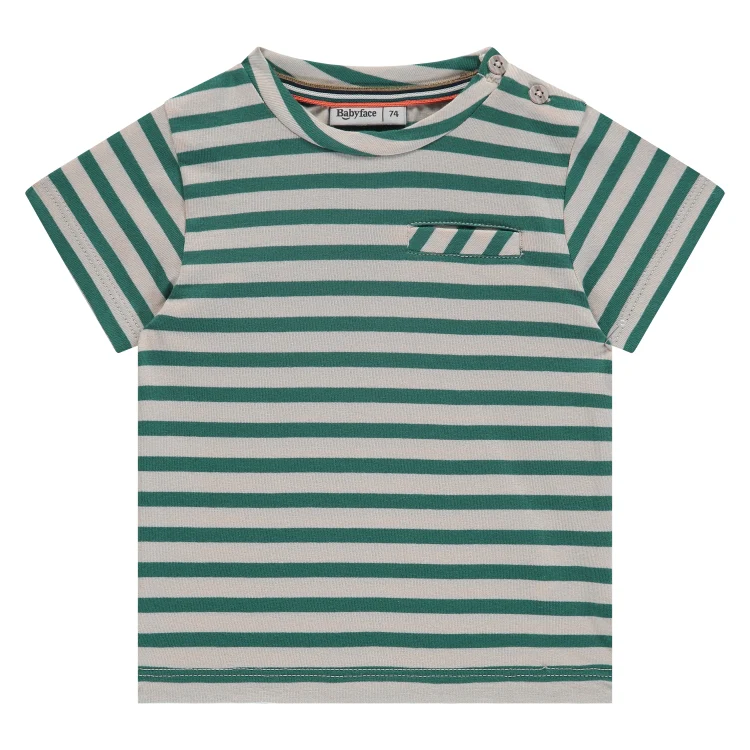 Babyface – T-shirt – Groen gestreept