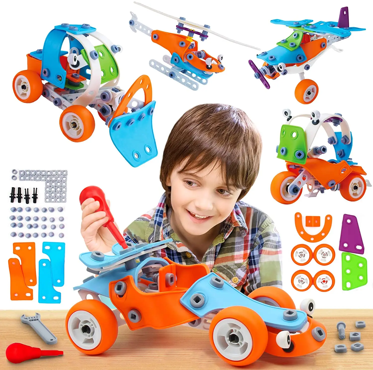 Build Genius Playset™ – Constructie Capriolen – STEM-Speelgoed