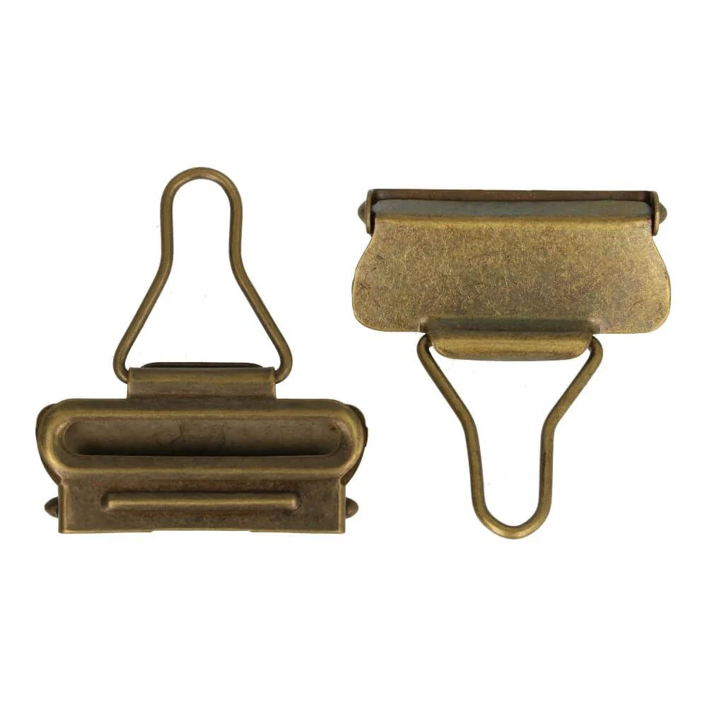 Tuinbroeksluiting Oud Goud 40mm 2 stuks
