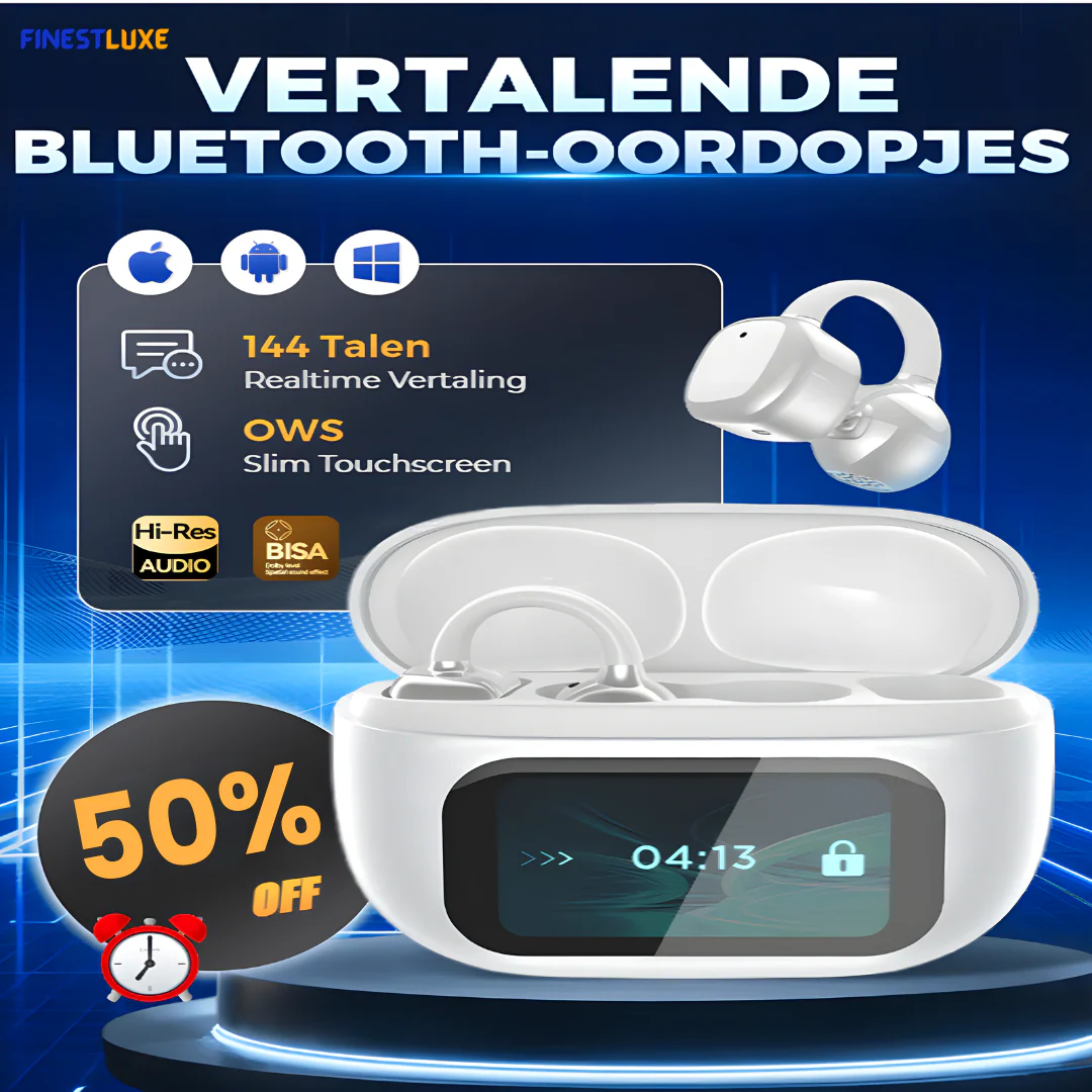 LynGo | Slimme Oordopjes met Realtime Vertaling & Touchscreen