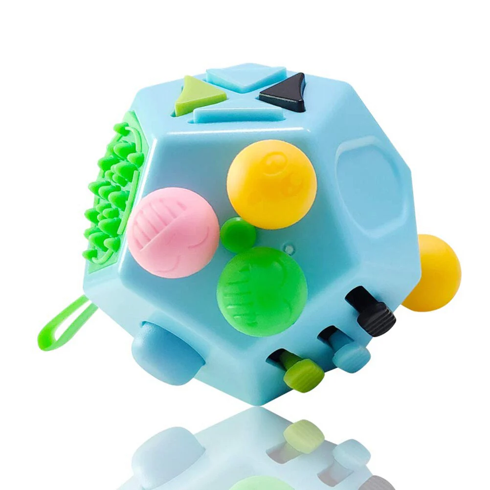 12-Sided Decompression Toy™ – Verlicht de stress – Sensorische Speelkubus