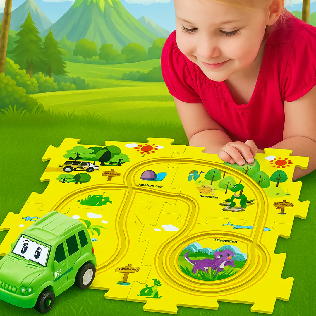 Car Track™ – Bouw, speel en ontdek – Speelgoedautoset