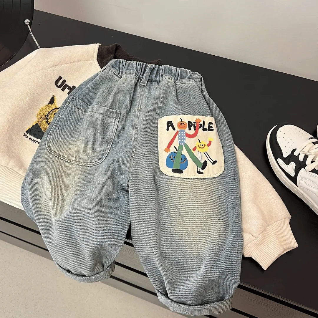Mini Fashion™ – Straight Leg Jeans – Casual Spijkerbroek