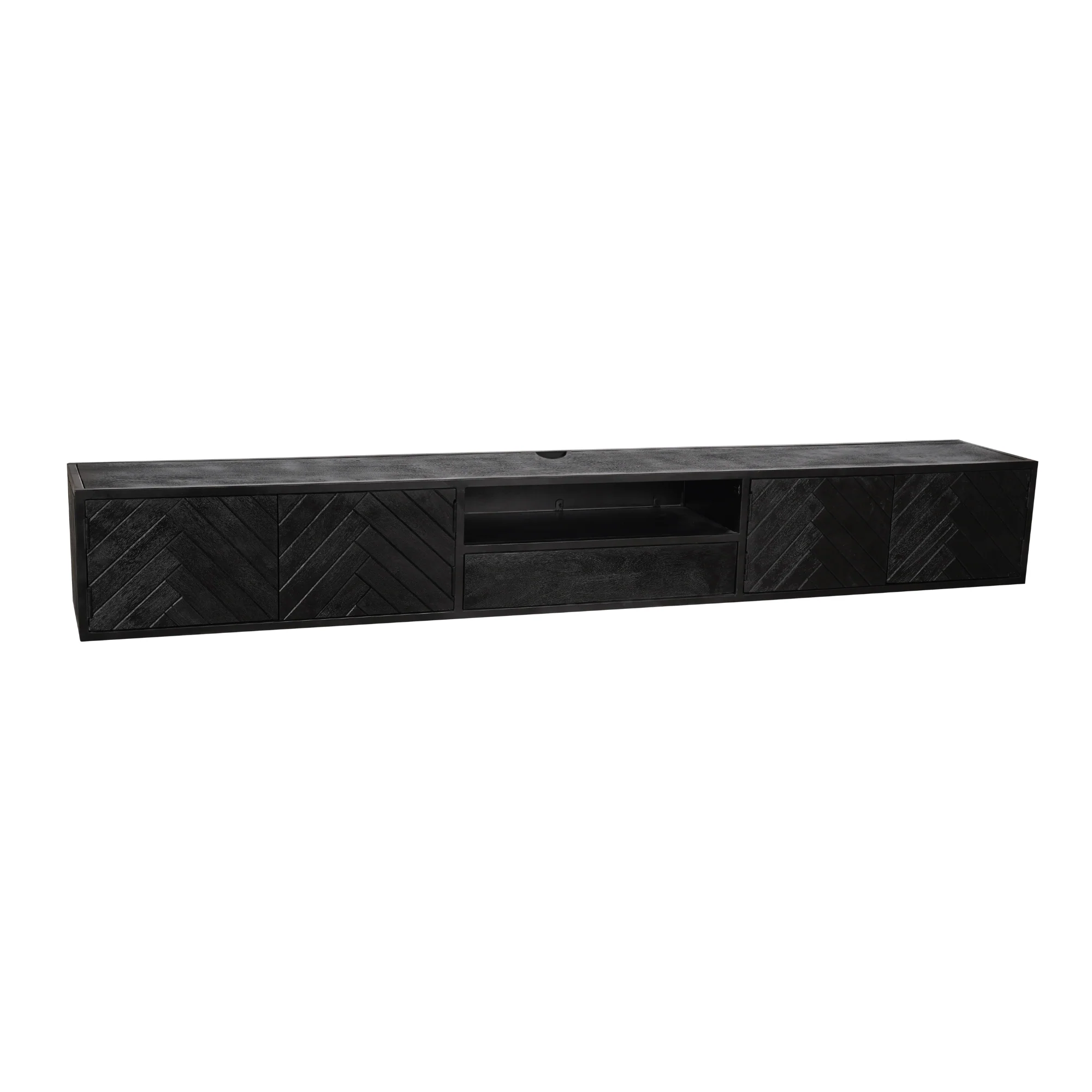Starfurn tv meubel New York – zwart – 35x280x33cm