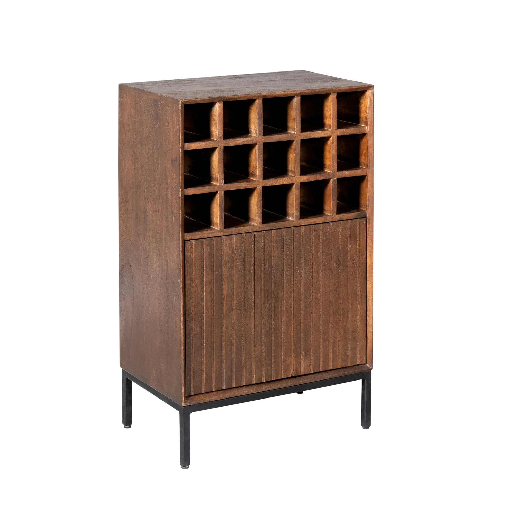 Starfurn wijnkast Madison – bruin – 35x55x90cm