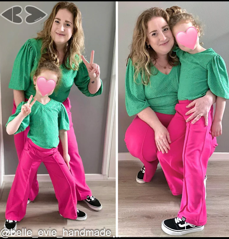 Gaelle top en jurk Kids – Papieren naaipatroon- Bel'etoile - Afbeelding 3
