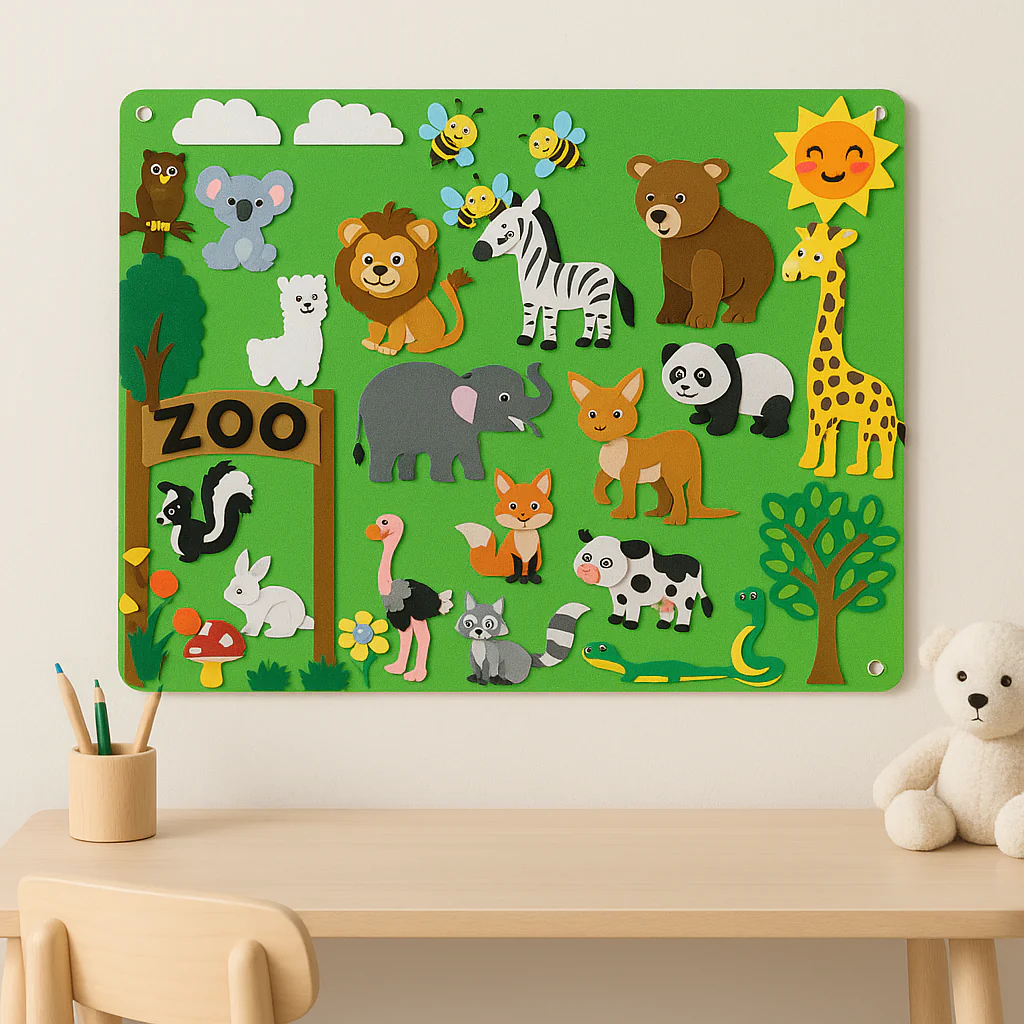 FeltBoard™ – Eindeloos ontdek- en speelplezier! – Viltbord