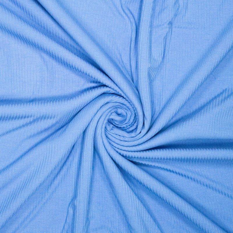 Bamboo Rib Jersey – Provence blauw
