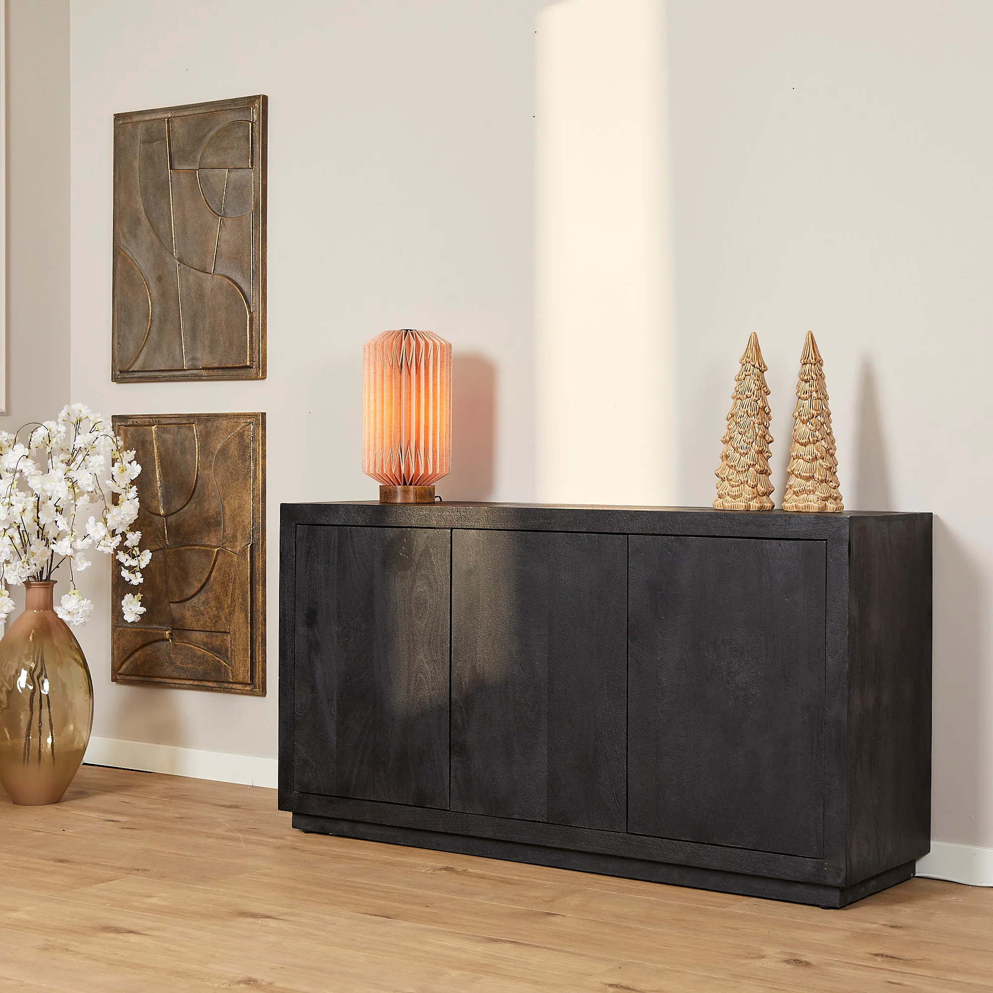 Starfurn dressoir Brussel – zwart – 45x150x80cm