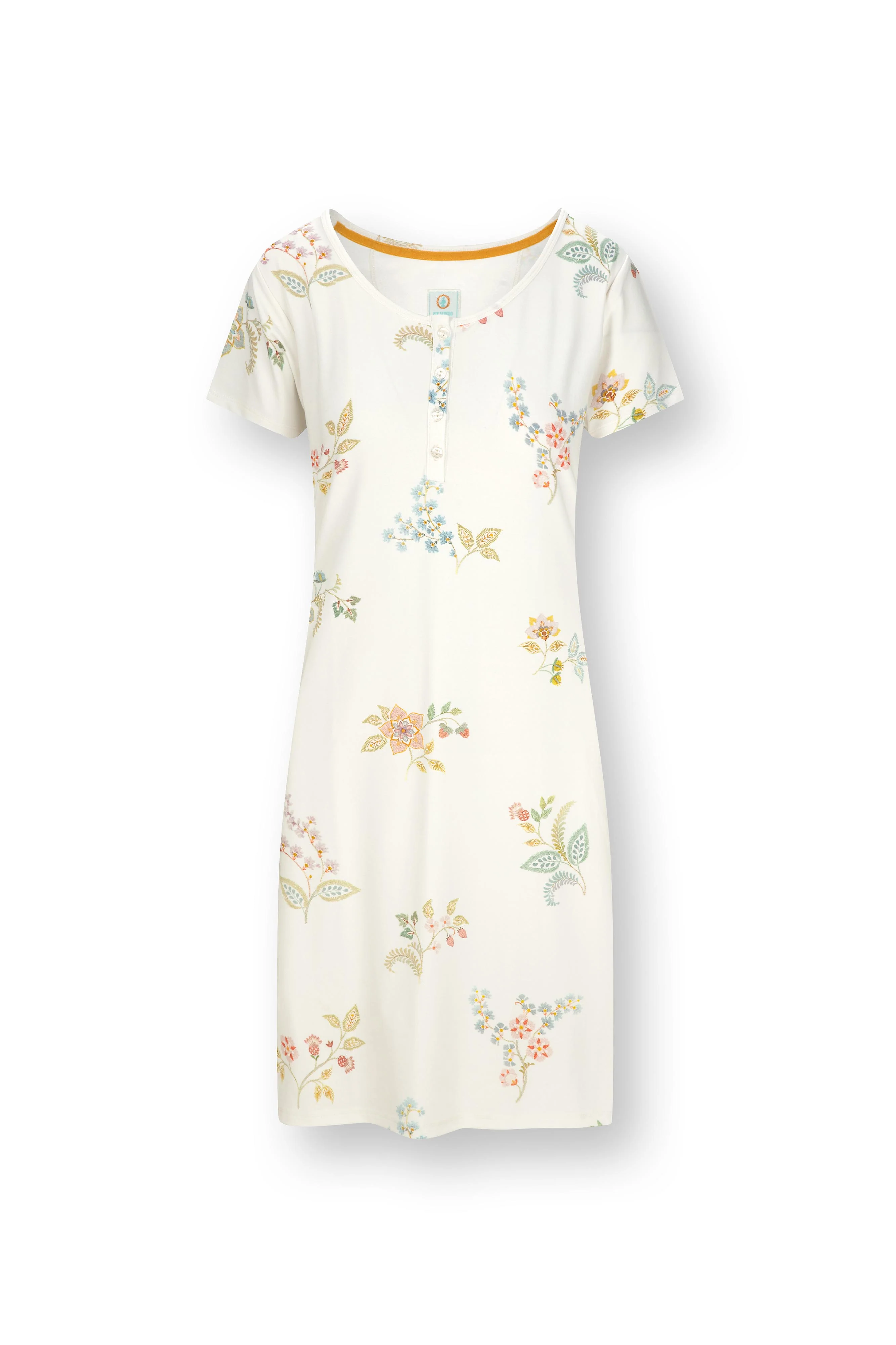 Pip Studio – Daisy Nightgown Short sleeve Women – Blossom Chic – White