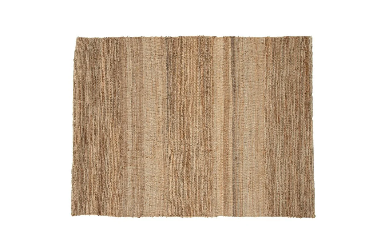 Rebellenclub Vloerkleed Melan – naturel jute – 400 x 300 cm