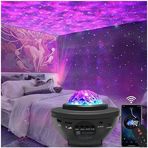 CosmoView | Nachtlamp met Projectie, Bluetooth Speaker & Timerfunctie
