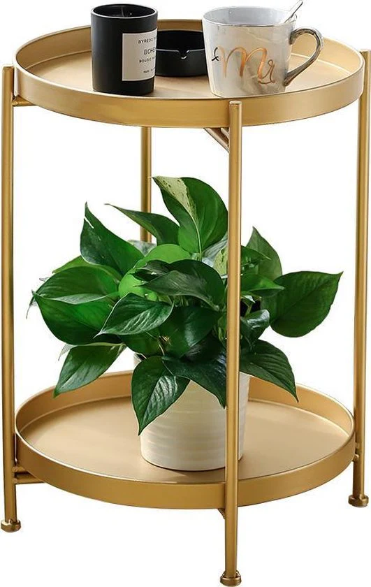 TDR – Nordic simple dubbellaagse kleine salontafel goud