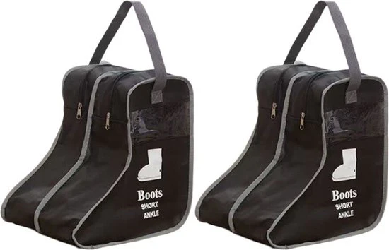 2 stuks Laarsjes opbergzak – Bescherming lage dames laarzen – Boots Organizer – 28x24x29cm – Zwart