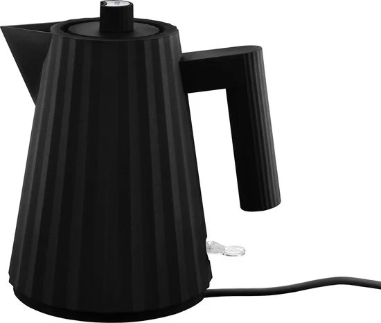 Alessi Plissé Waterkoker 1L Zwart