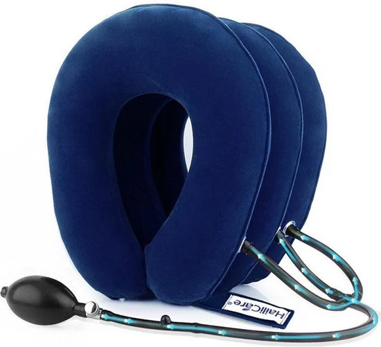 TDR – Anti nekpijn kussen | Nekkussen | Reiskussen | Verlicht nek en schouderpijn | Neksteun | Nek stretcher | Zacht fleece | Cervicaal nektractie kussen | Nek brace | Luxe | Ergonomisch