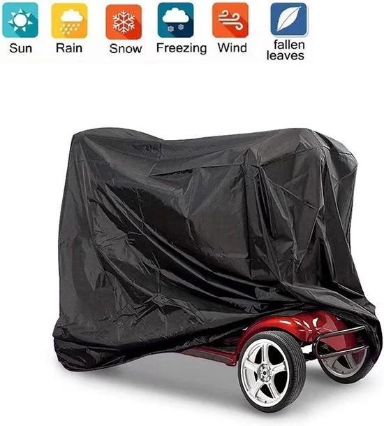 Scootmobiel Beschermhoes – Universele Afdekhoes voor scootmobiel -Waterdicht en Stevig 190 x 71 x 117 cm