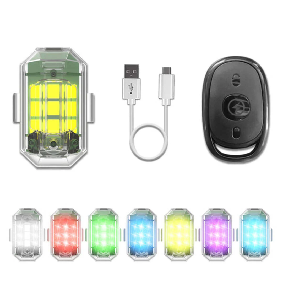 GlowRide | Multicolor LED Veiligheidslamp voor Buitenactiviteiten