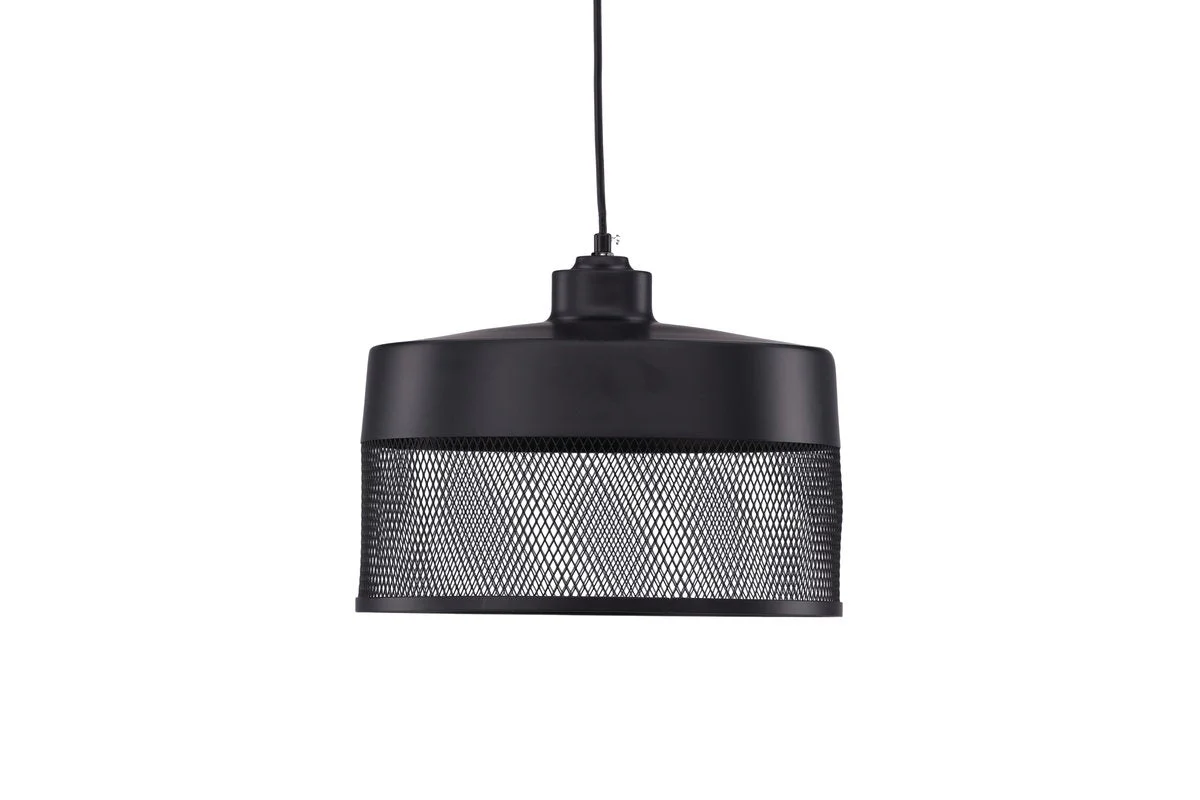 Rebellenclub Hanglamp Prato – zwart – Ø 33 cm