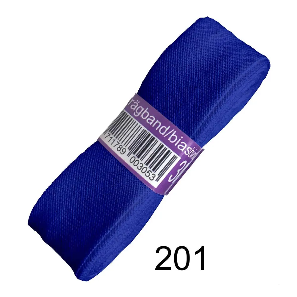 Biaisband Katoen 20mm x 3 m – Blauw 201