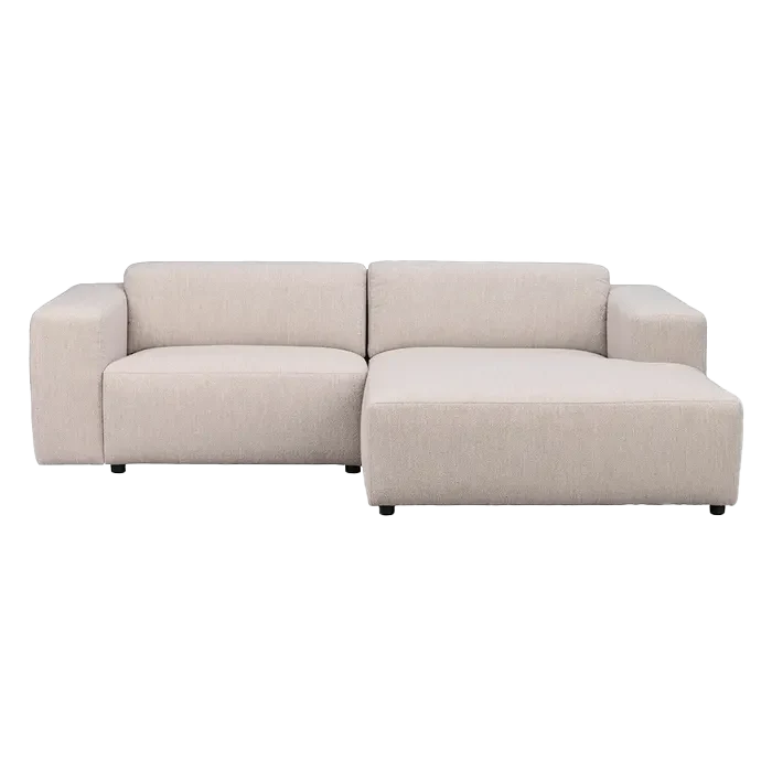 Rowico Home Willard gestoffeerde 3-zits hoekbank lichtbeige – rechts –