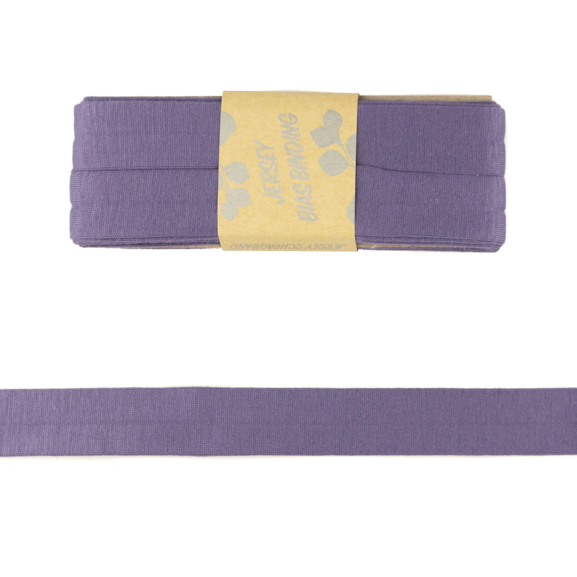 Jersey Biaisband – Lavendel Dark