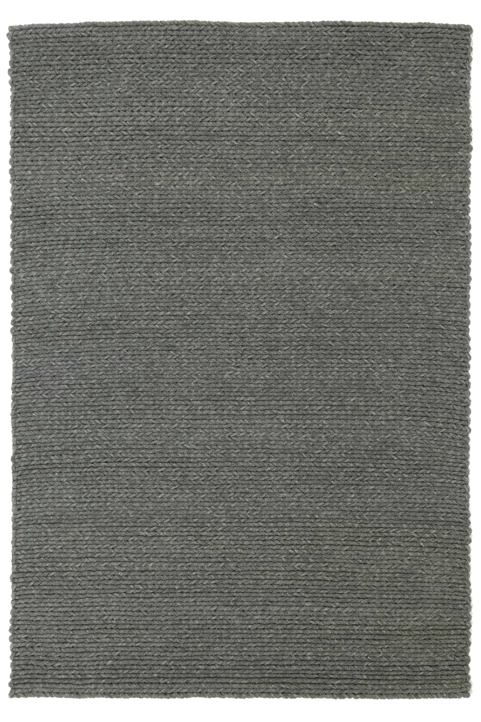 Rebellenclub Vloerkleed Kabel Antraciet – grijs – 160 x 230 cm
