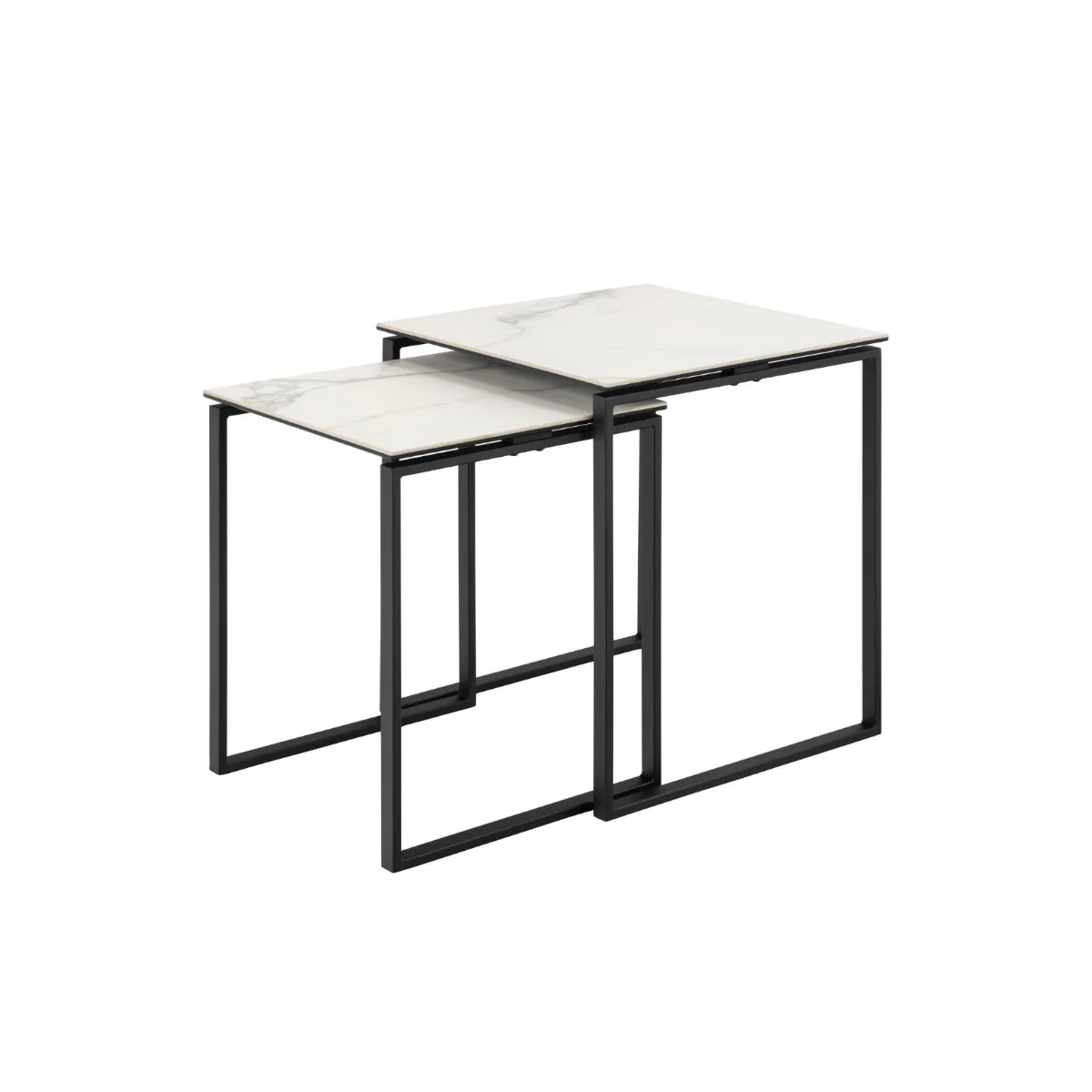 BRAM Salontafel Muker – 50 x 50 cm – Wit