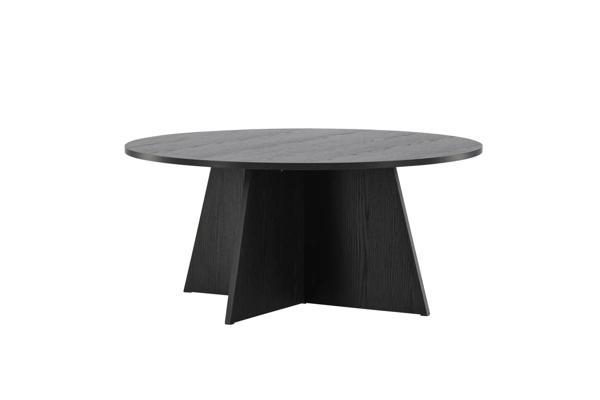Rebellenclub Salontafel Vonge – ø100 cm – Zwart