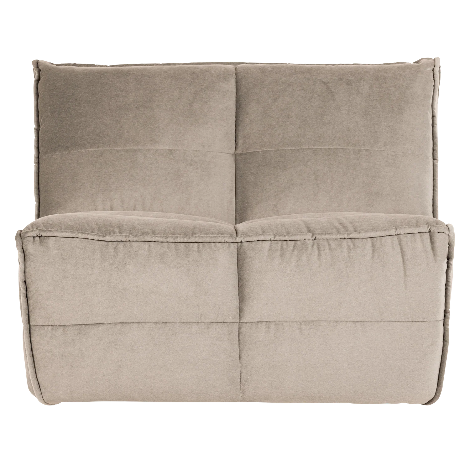 vtwonen 1-zits element Cluster – Velvet – Warm Taupe – 82x105x92