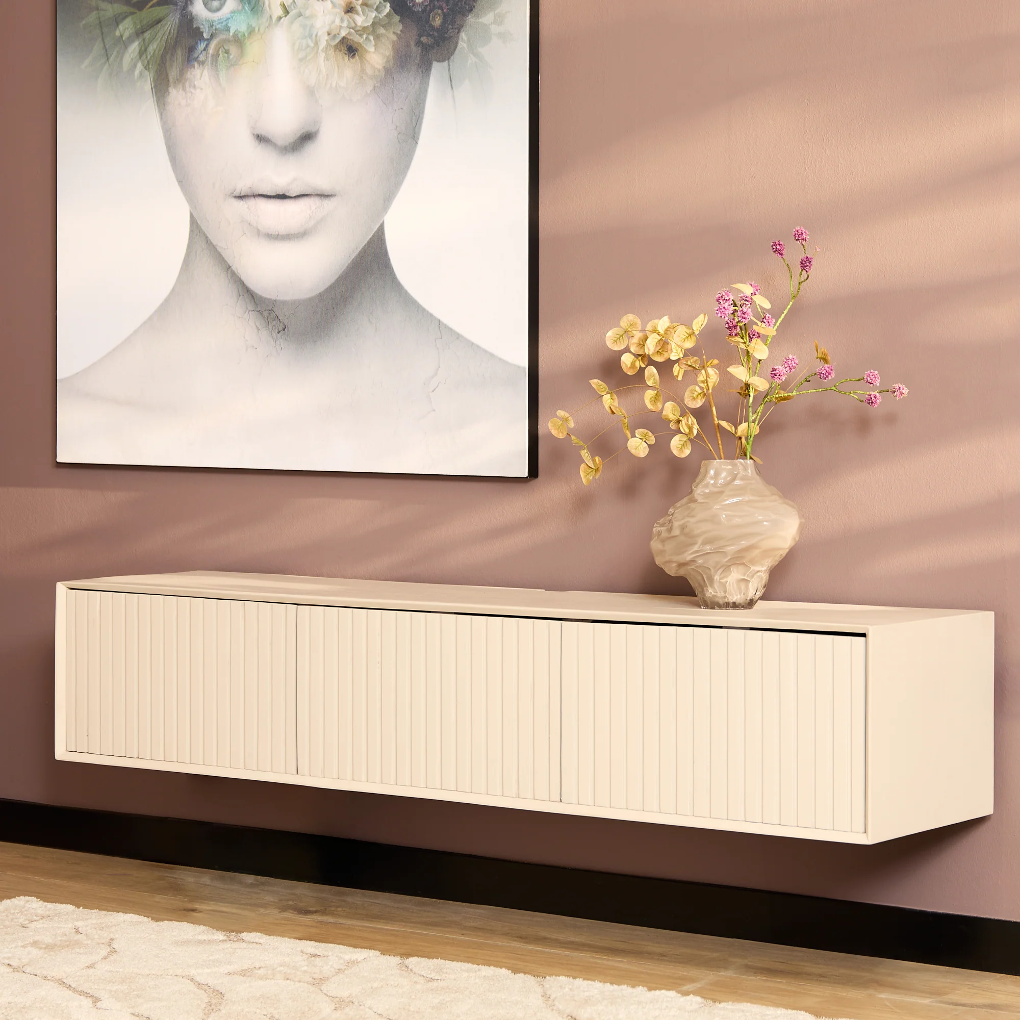 Starfurn tv meubel Madison – beige – 35x160x30cm