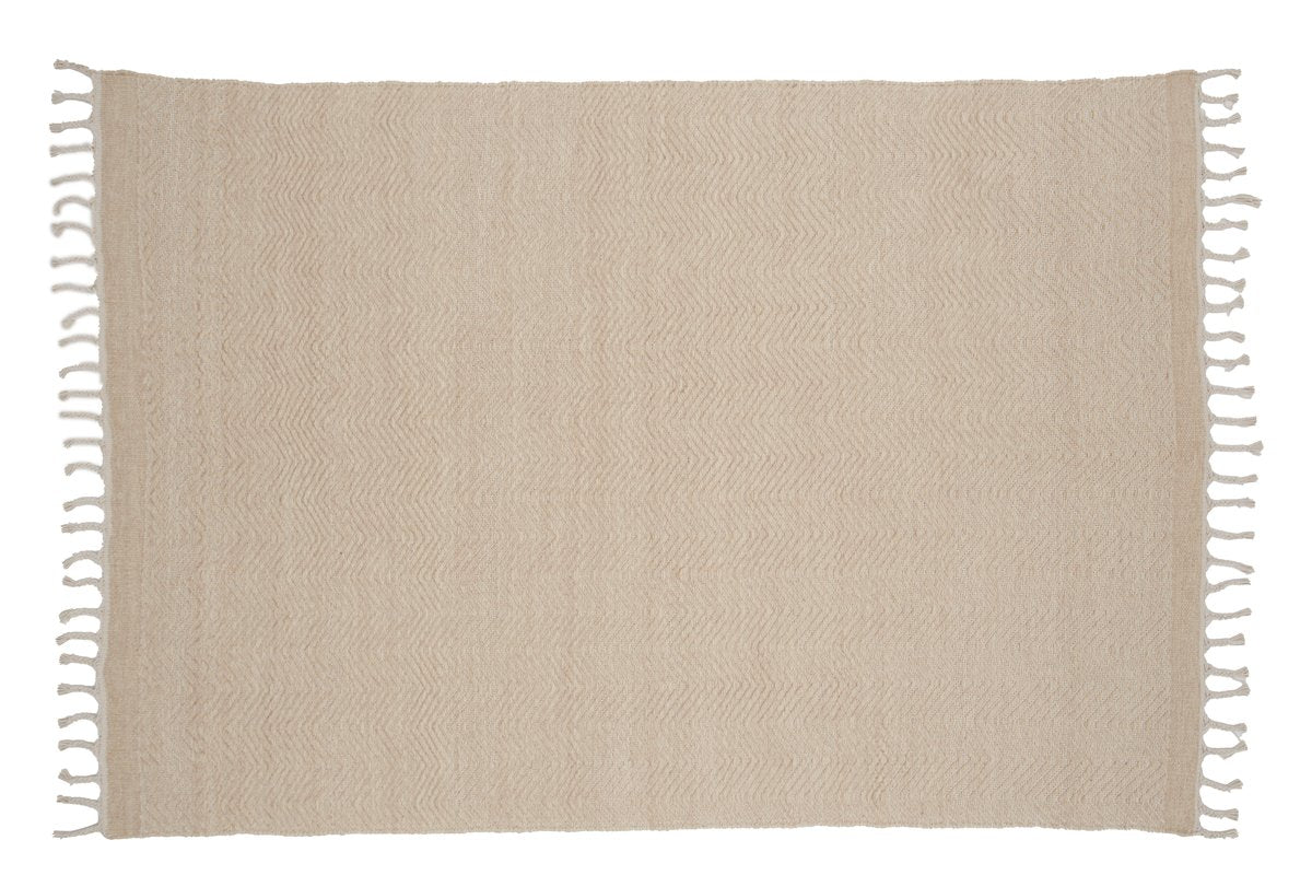 Rebellenclub Vloerkleed Dolores – beige – 350 x 250 cm