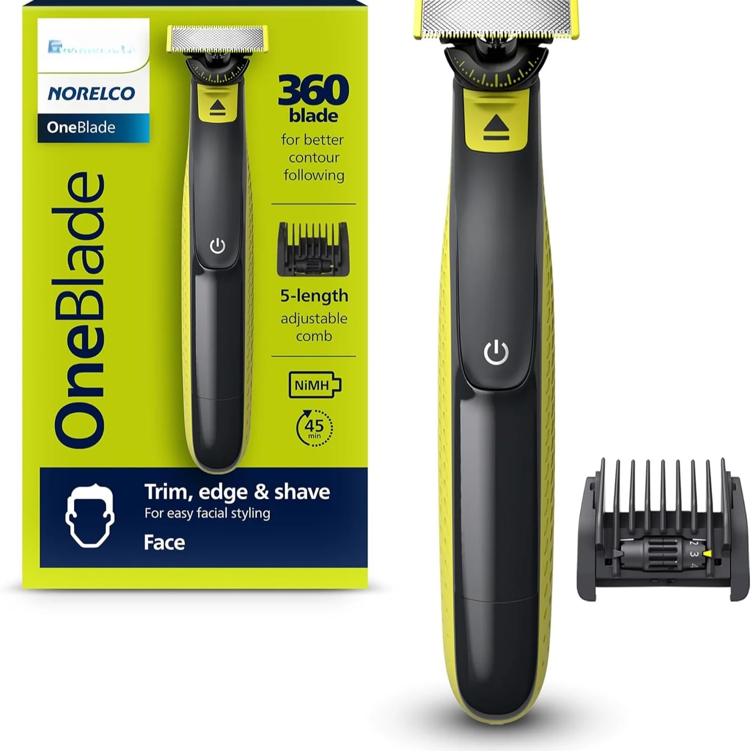 OneBlade Trimmer | 360° Flexibele Precisie Trimmer voor Mannen