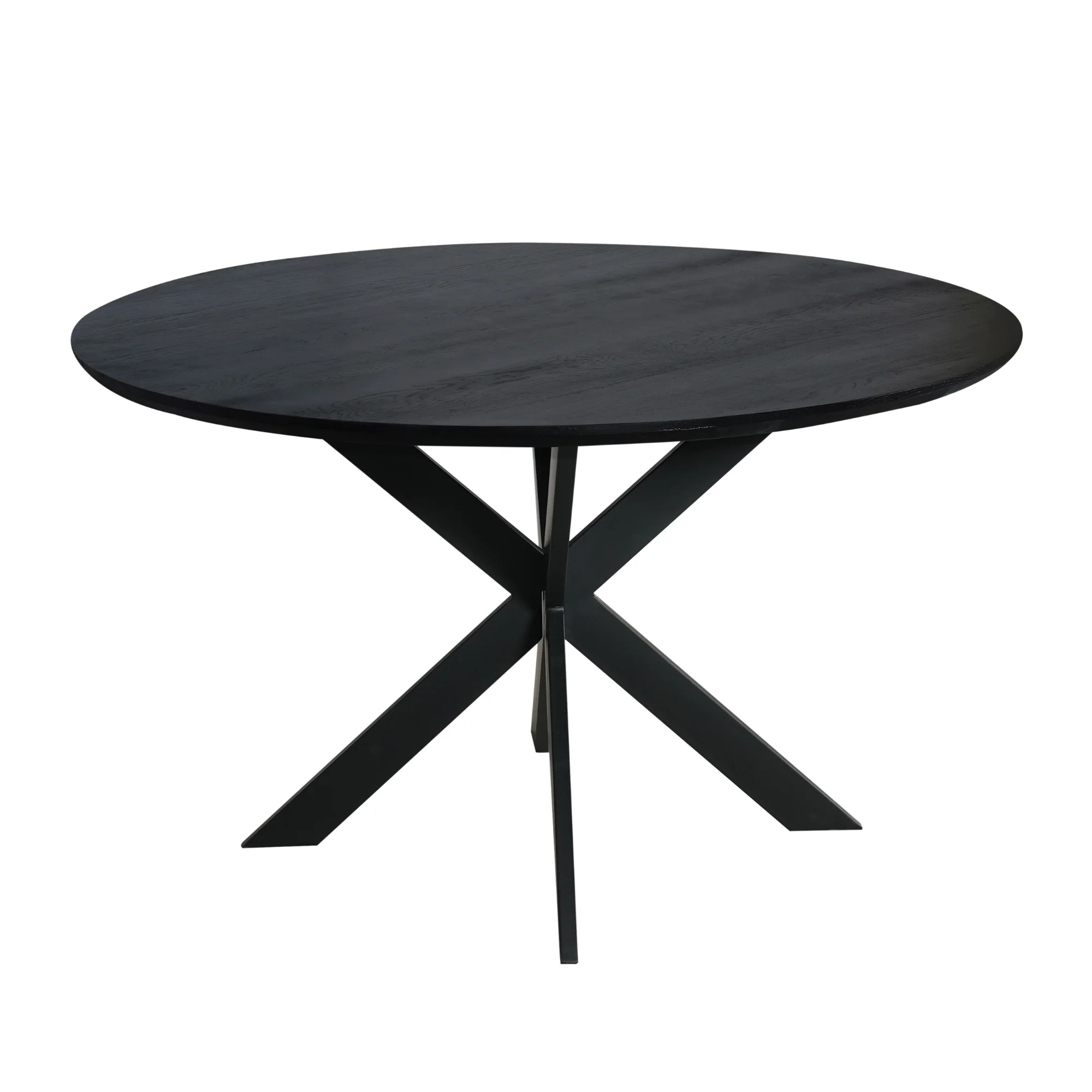 Starfurn eettafel Ferris – zwart – 130x130x76cm