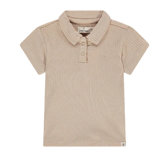 A Tiny Story – Baby Polo T-shirt – Nougat