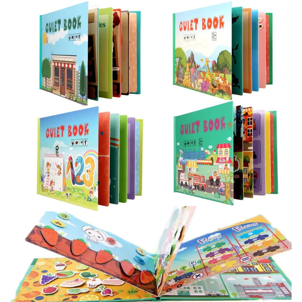 Quiet Book™ – Ontwikkel de fijne motoriek – Leerboek