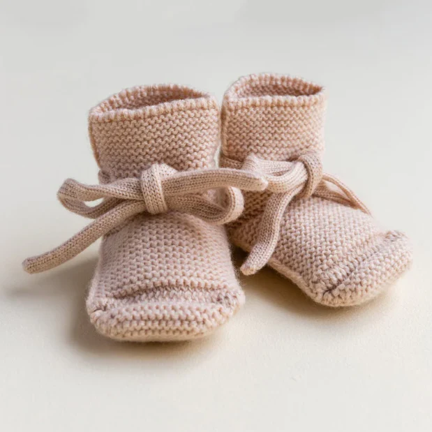 Hvid – Booties – Apricot