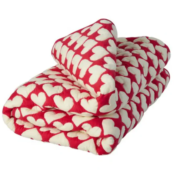 Rice – Baby Deken – Hartjes – Rood – Groot