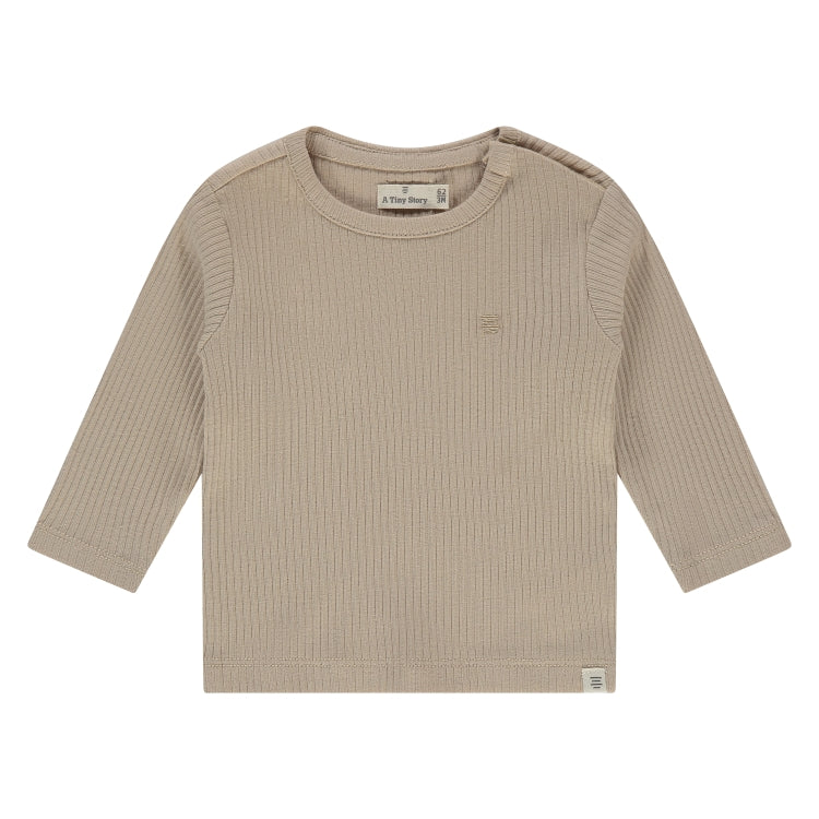 A Tiny Story – Baby Longsleeve – Nougat