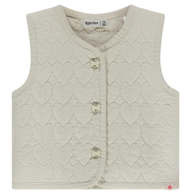 Babyface – Girls – Giletje – Ivory