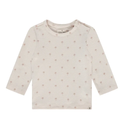A Tiny Story – Baby Longsleeve – Ivory Palm