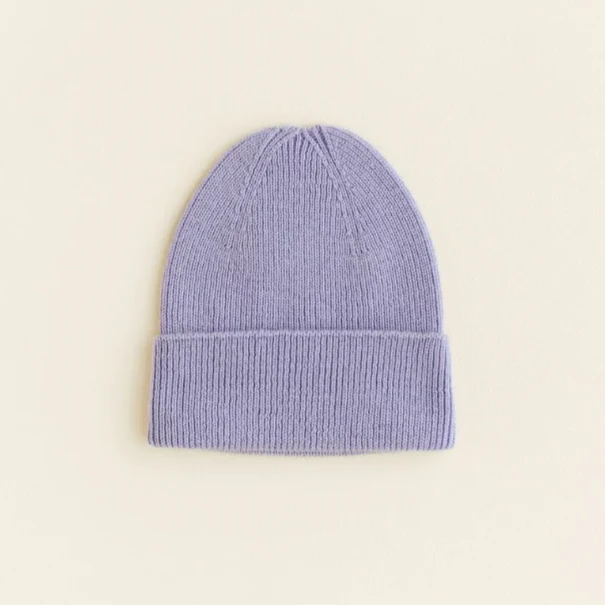 Hvid – Mutsje – Beanie Fonzie – Lilac