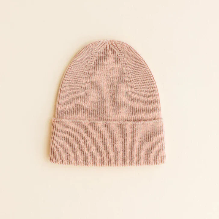 Hvid – Mutsje – Beanie Fonzie – Rose