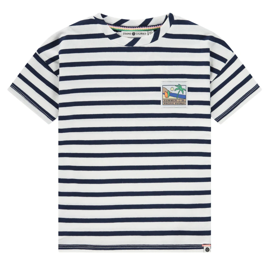 Stains & Stories – Boys – T-shirt – Navy