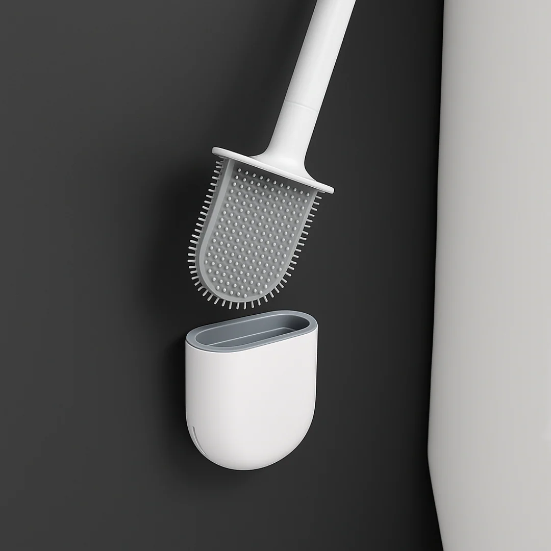 HygiClean | Moderne Siliconen Borstel voor Efficiënt Toiletschoonmaak