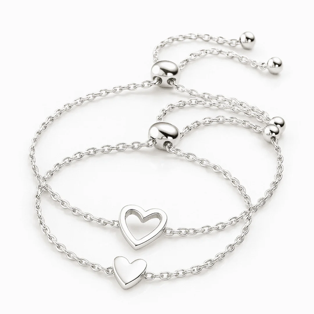 HeartBond | Set van 2 Hart-Armbanden voor Verbinding die Blijft - Afbeelding 3