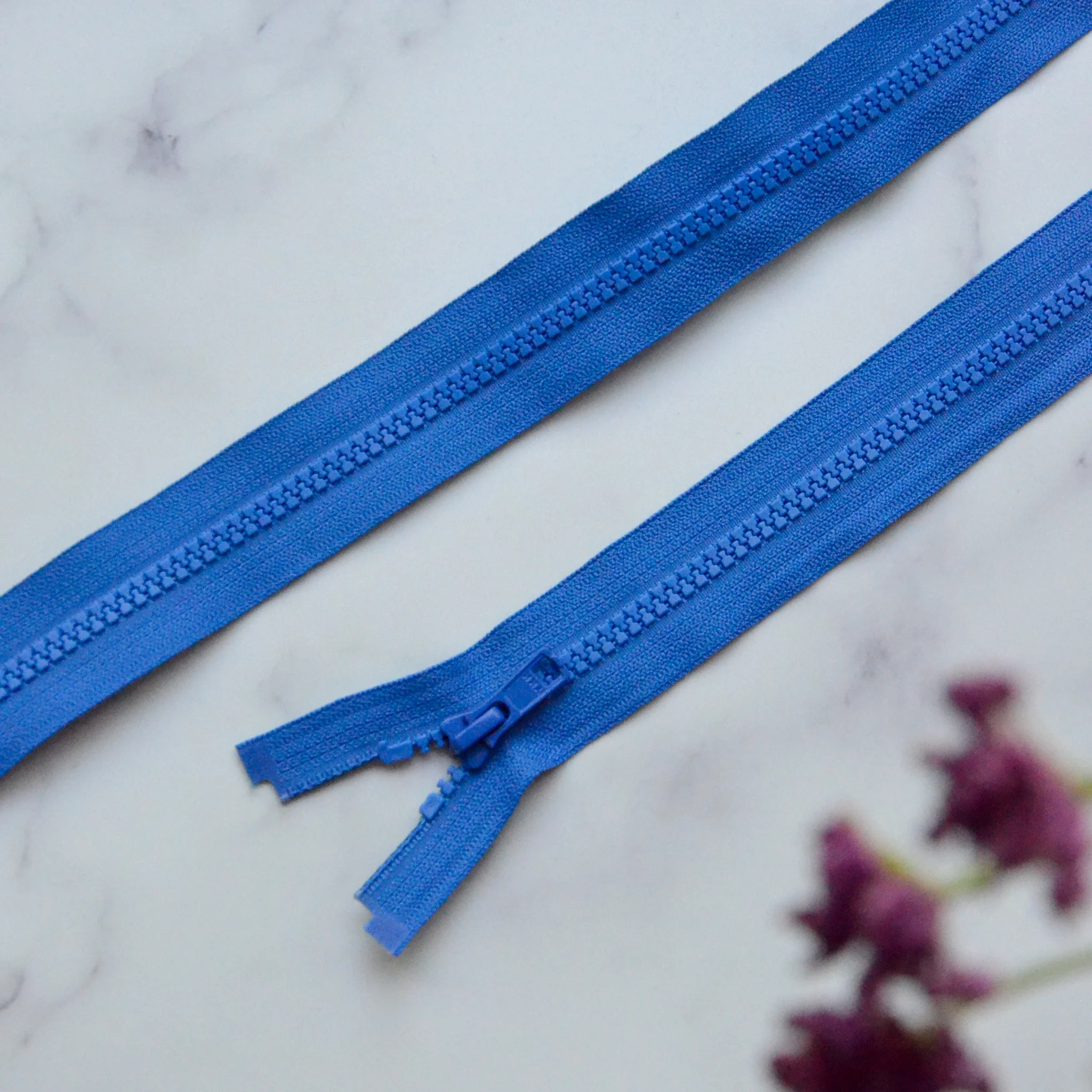 Blokrits Deelbaar YKK 45 cm – Kobalt blauw