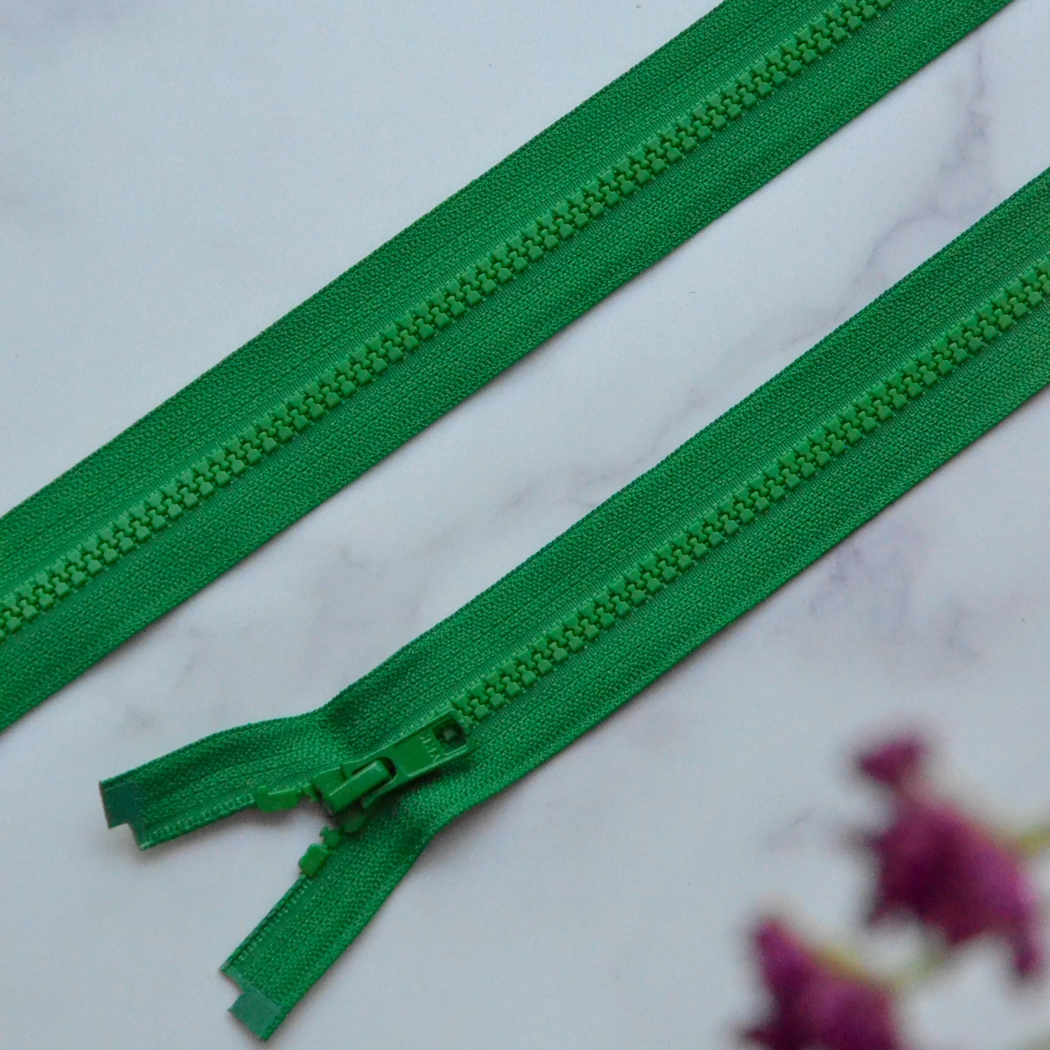 Blokrits Deelbaar YKK 45 cm – Gras groen