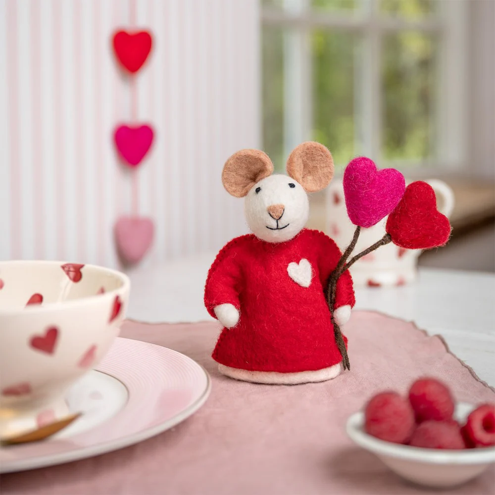 Sjaal met verhaal – Muis – Love is in the air